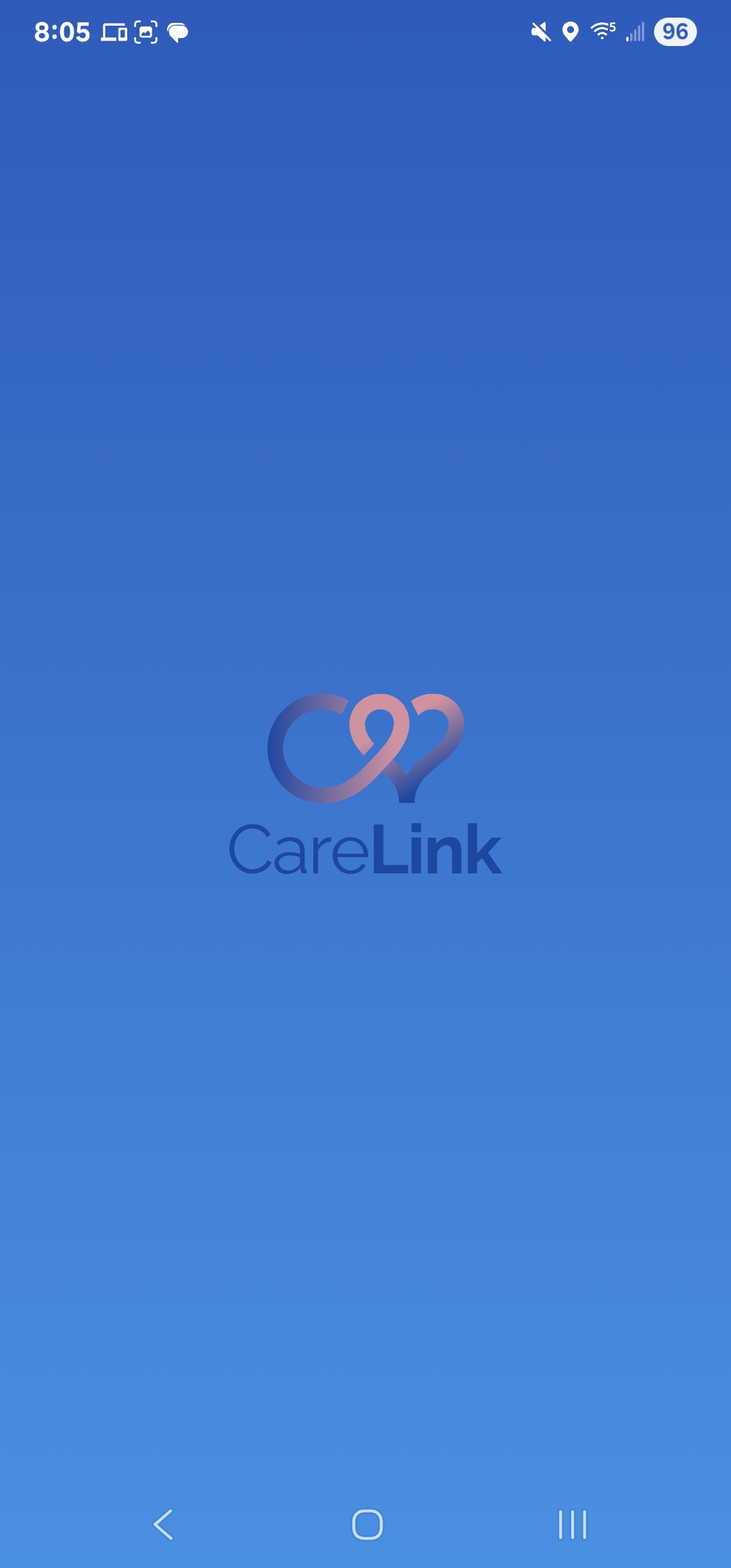 CareLink App - Splash Screen